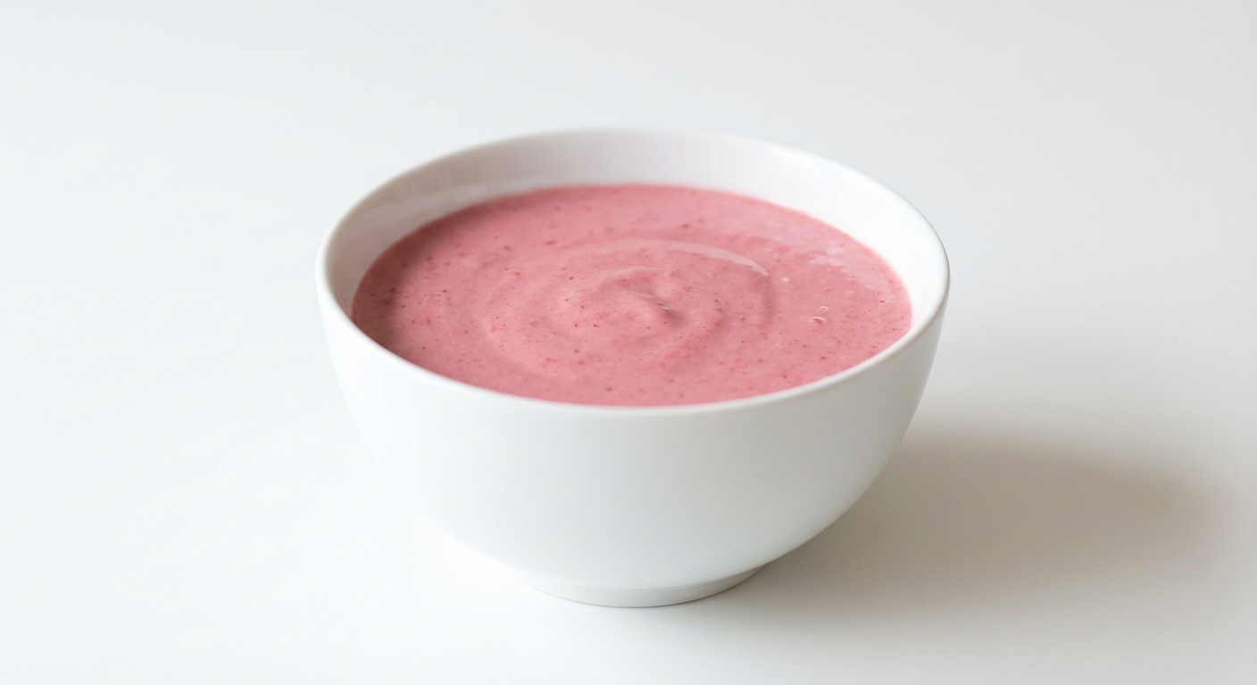 Malinowy koktajl z serkiem i miodem