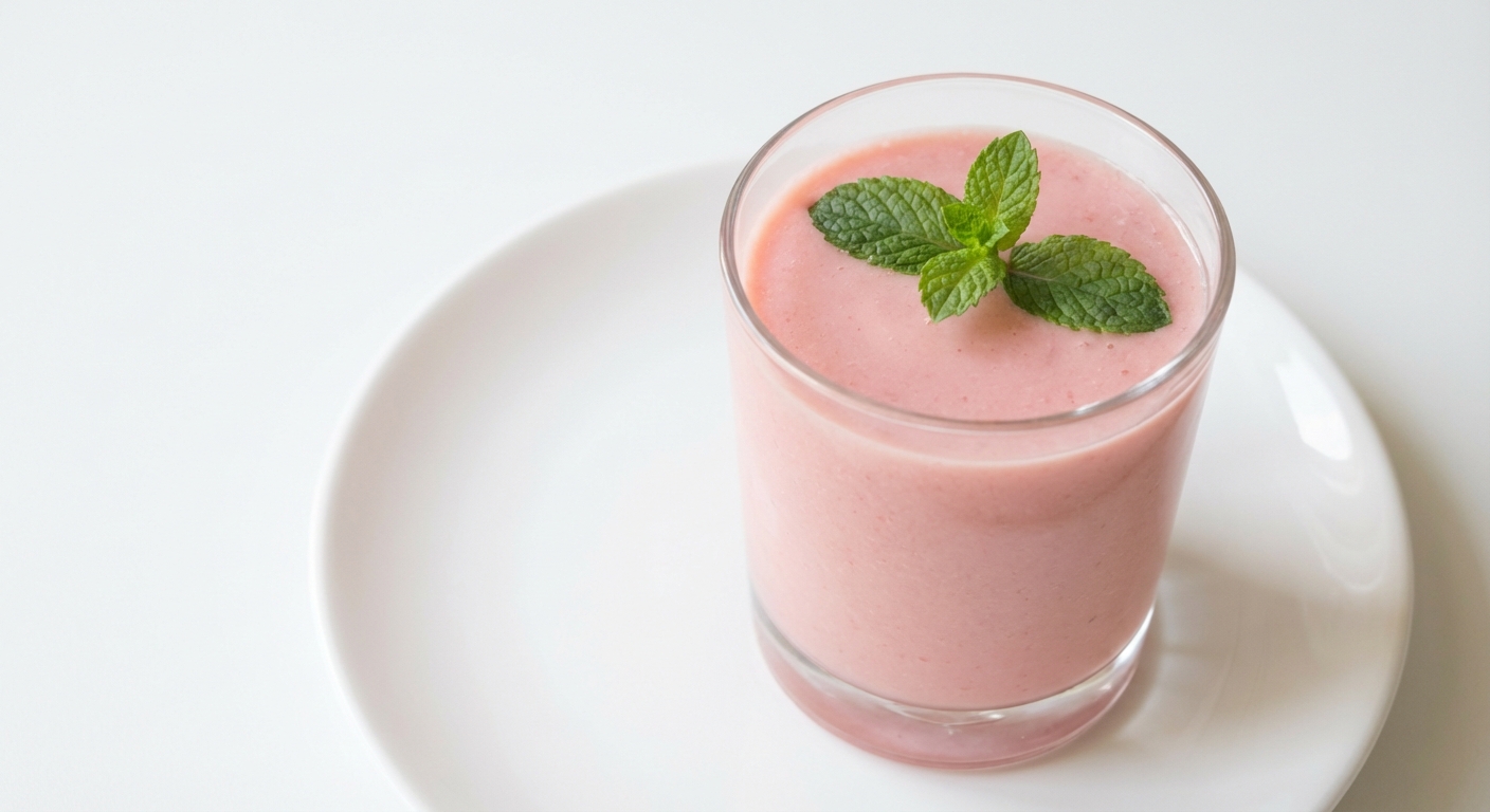 Arbuzowy koktajl z miodem i miętą