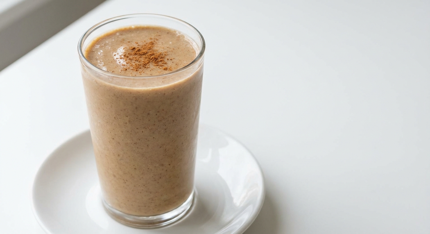 Bananowo-Daktylowy Koktajl z Cynamonem