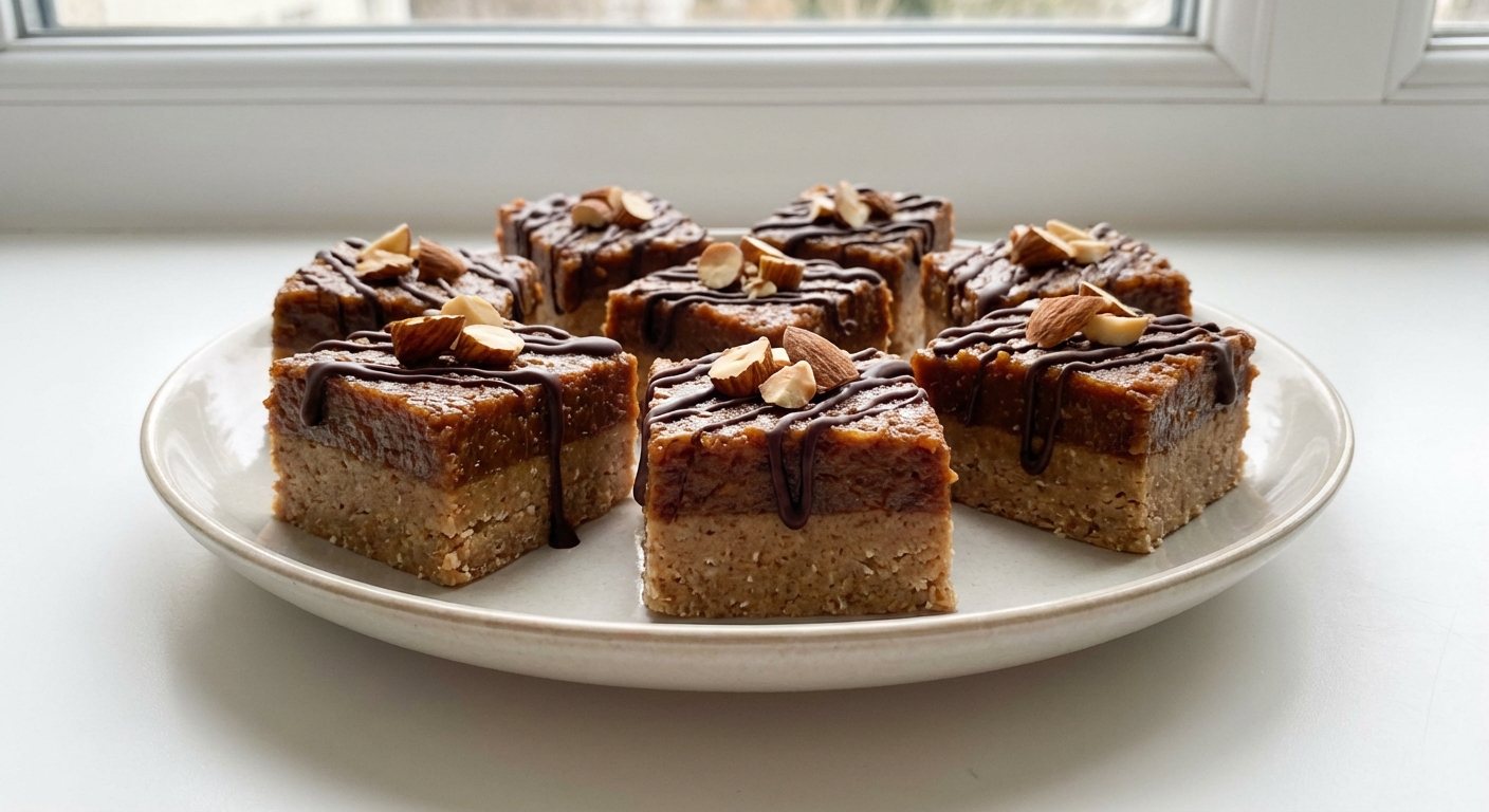 Batoniki Migdałowe z Tofu i Miodem