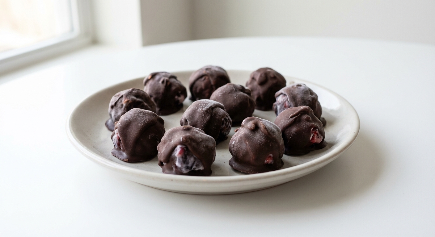 Mrożone Jogurtowe Kęsy w Czekoladzie