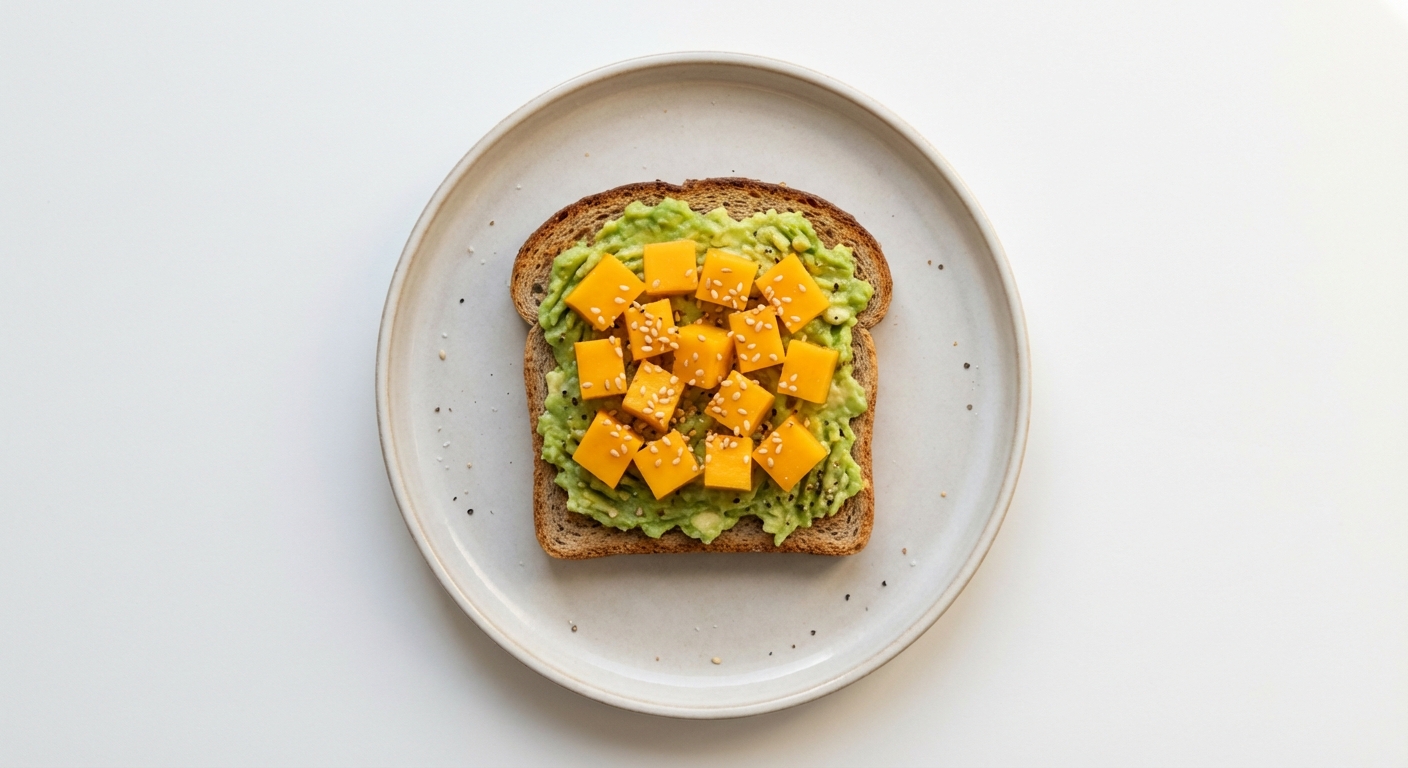 Żytni Tost z Mango i Awokado