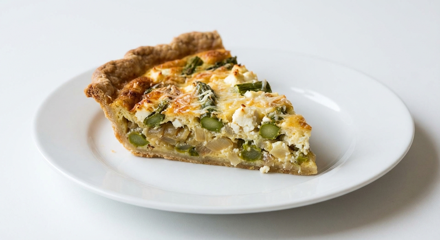 Quiche ze Szparagami i Fetą