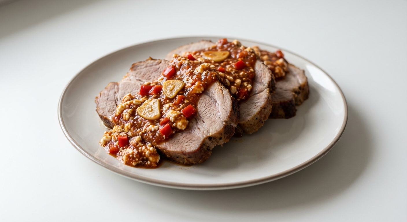 Karkówka w Sosie BBQ z Twarogiem