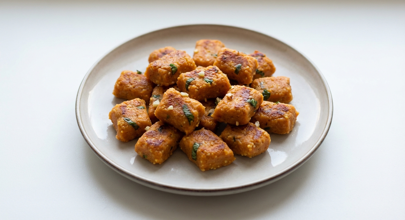 Batatowe kopytka z kaszą jaglaną