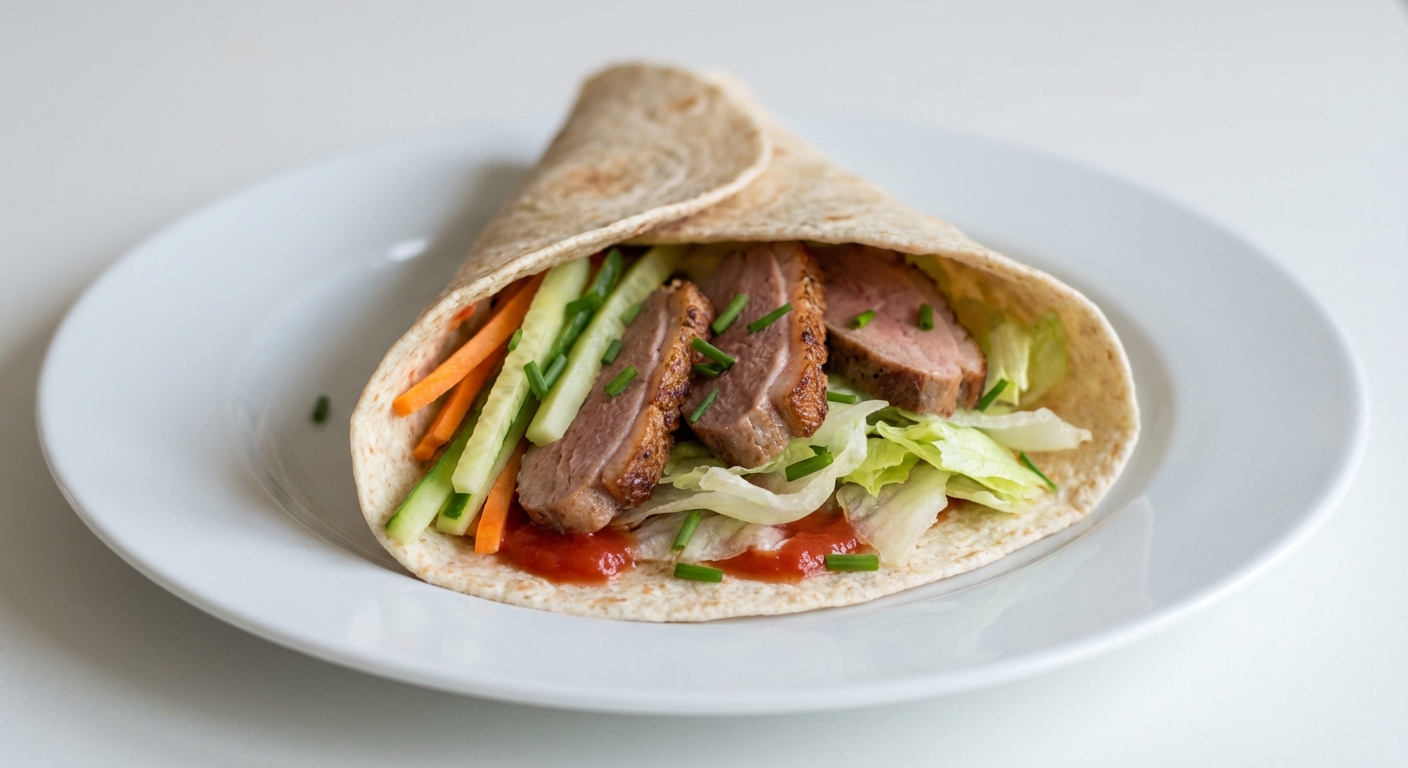 Naleśniki z Kaczką, Ogórkiem i Marchewką