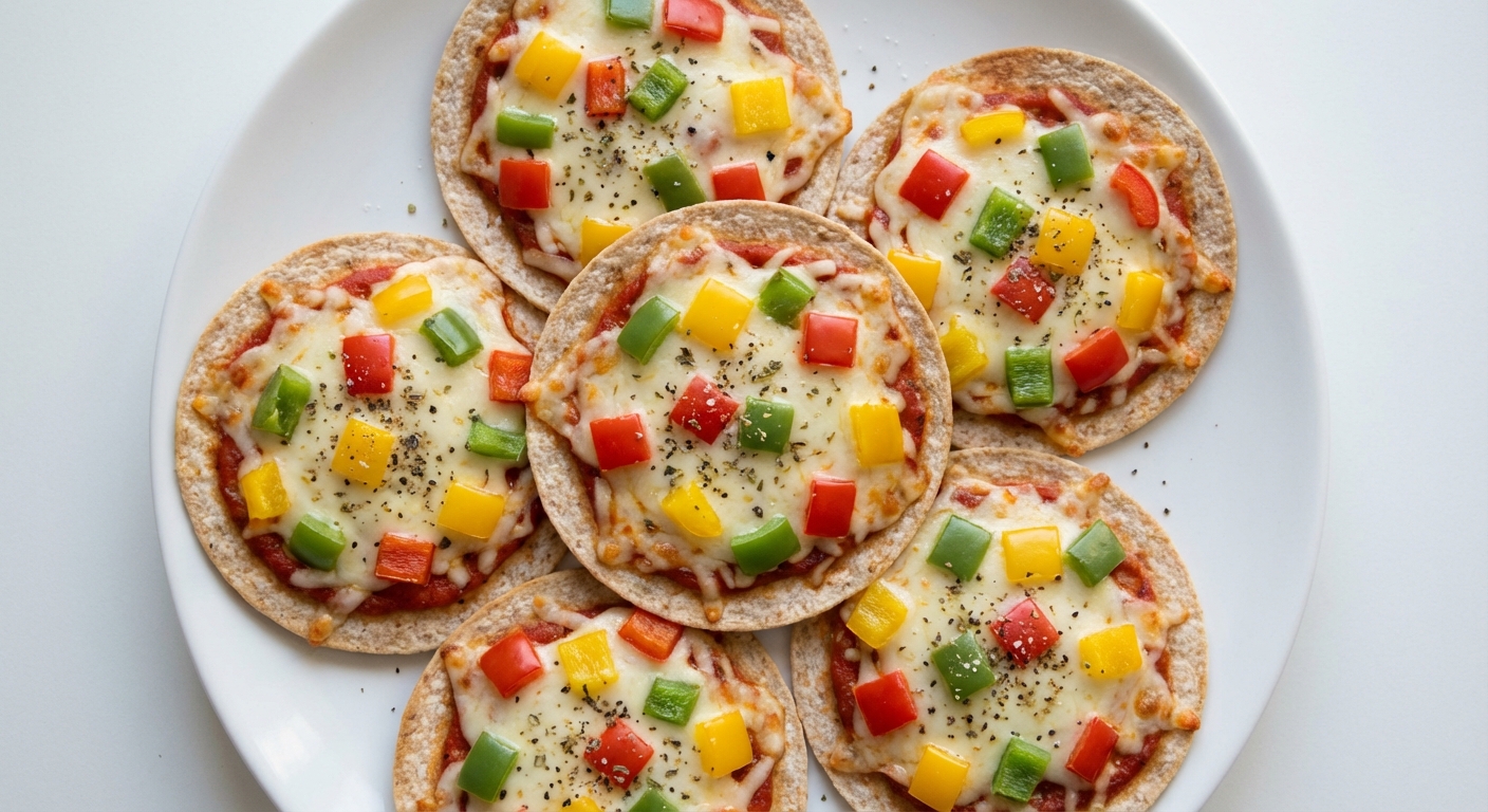 Mini Tortilla Pizza z Papryką