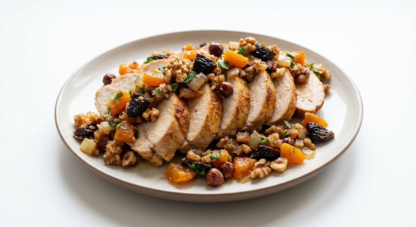 Indyk z Orzechami i Suszonymi Owocami