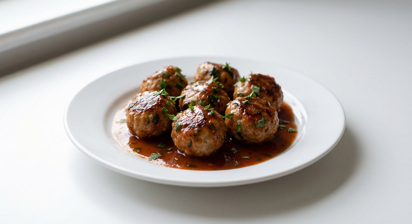 Klopsy z Indyka w Miodowo-Pomidorowym Sosie