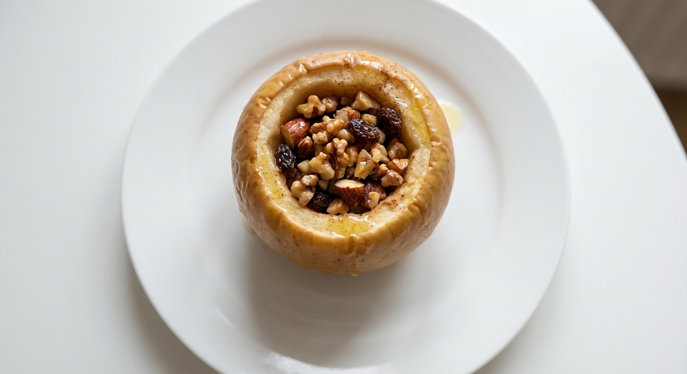 Jabłka Pieczone z Miodem i Orzechami