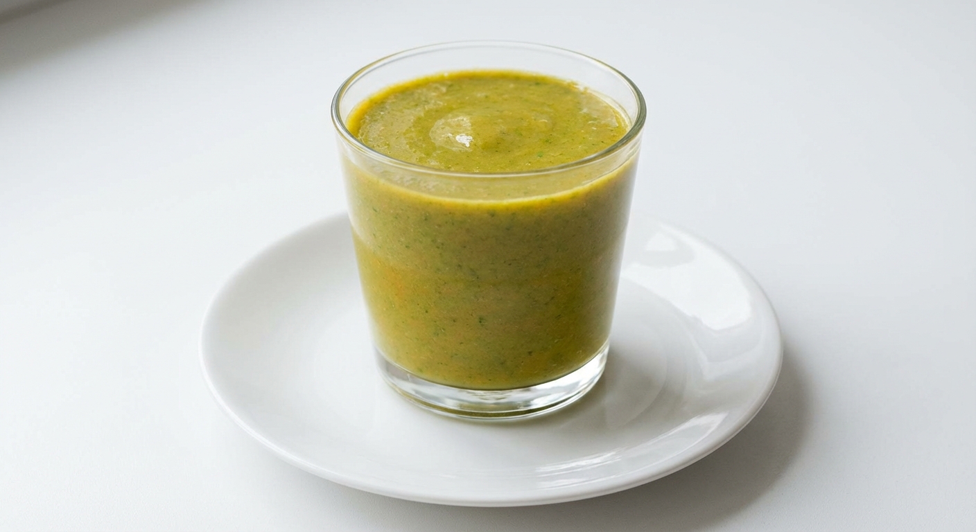 Pomarańczowo-Szpinakowy Koktajl z Miodem i Bananem