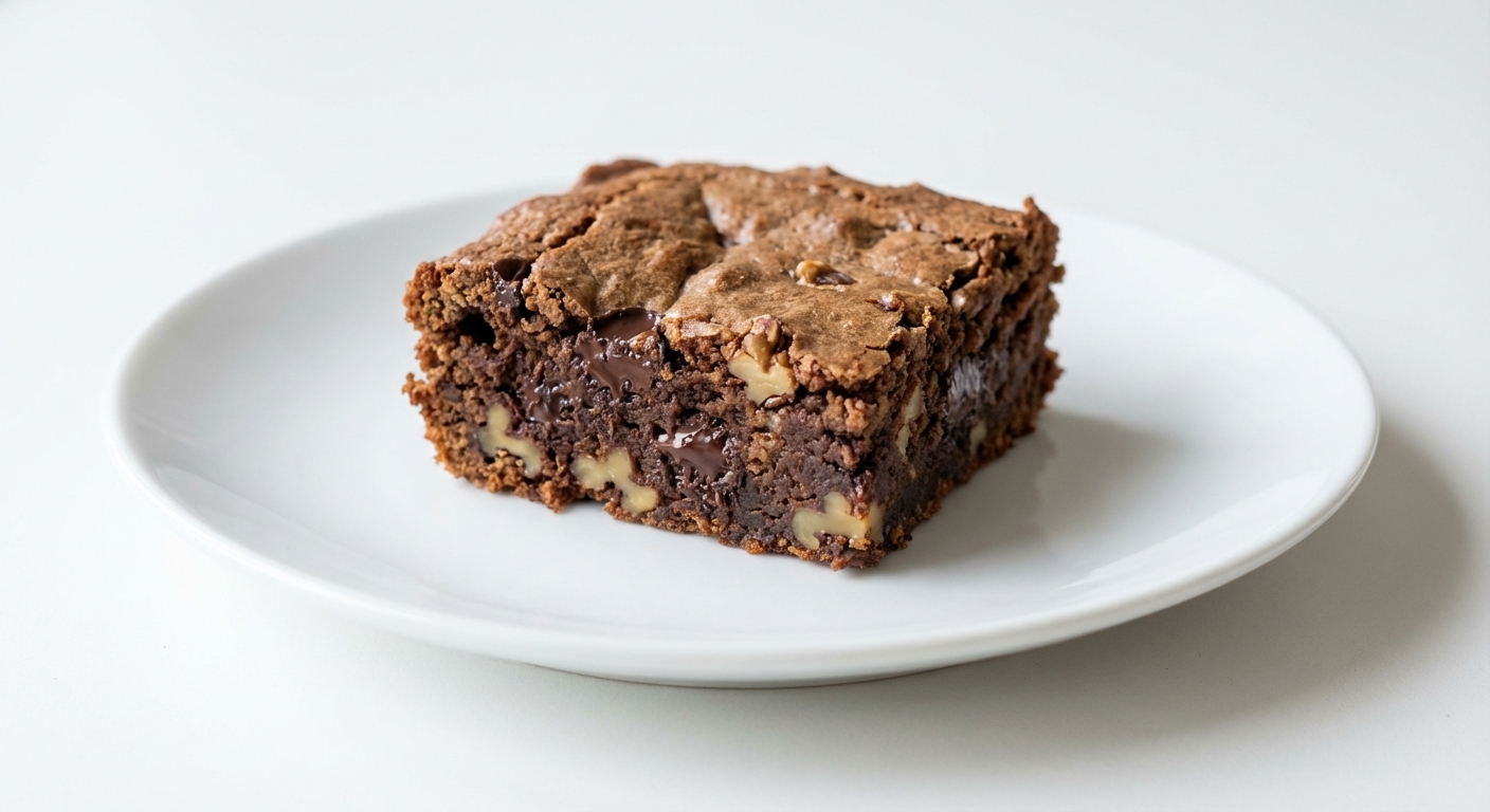 Brownie z Awokado, Miodu i Orzechów