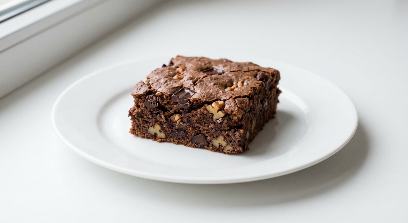 Brownie z Cukinii, Miodu i Orzechów