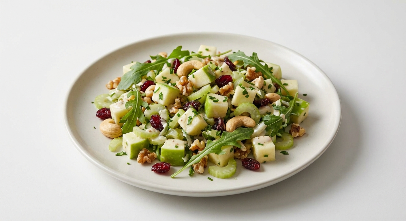 Sałatka z Jabłka, Selera i Orzechów