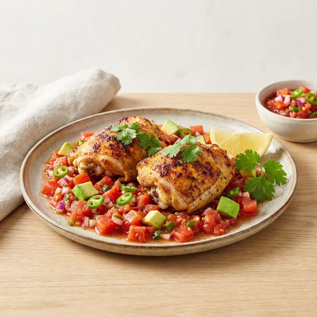 Udka z Kurczaka w Salsie Pomidorowej