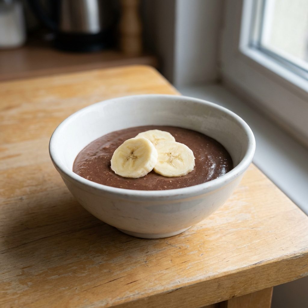 Czekoladowy pudding z kaszy jaglanej