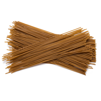 Porcja makaronu razowego spaghetti