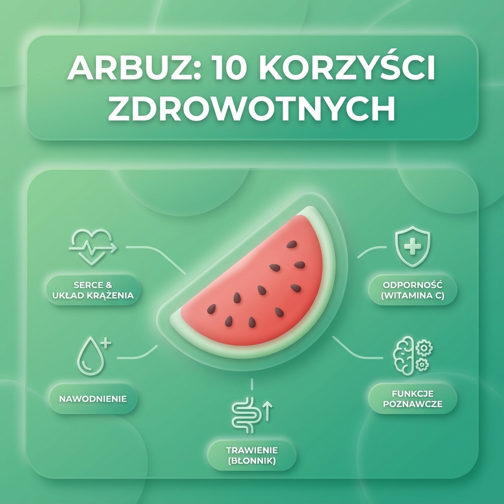 10 najważniejszych korzyści zdrowotnych wynikających z jedzenia arbuza
