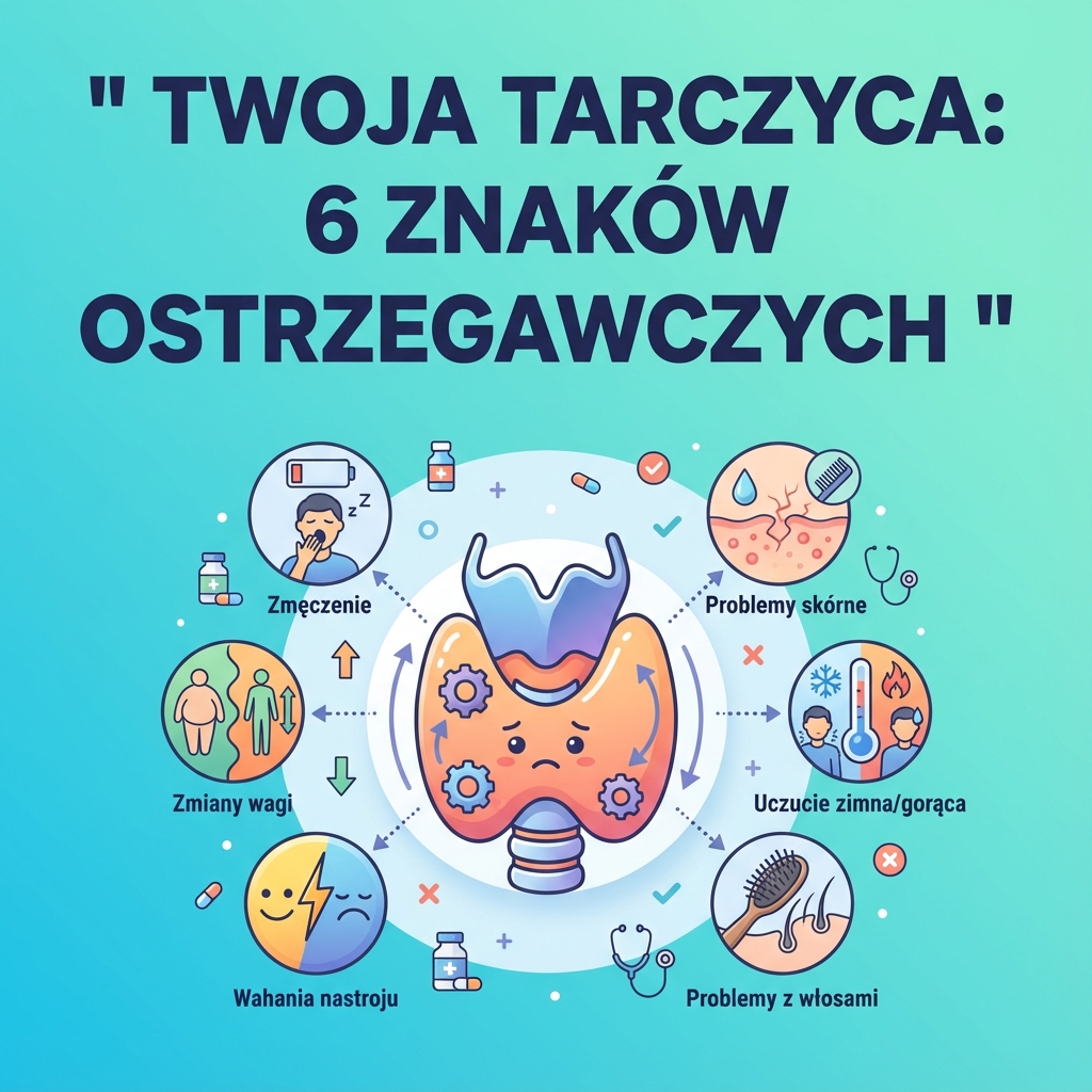 6 oznak wskazujących na to, że tarczyca może nie działać tak, jak powinna.