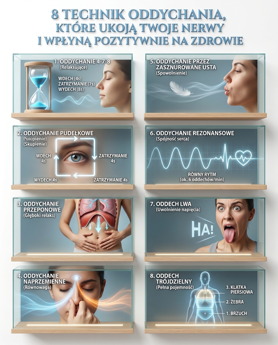 8 technik oddychania, które ukoją twoje nerwy i wpłyną pozytywnie na zdrowie