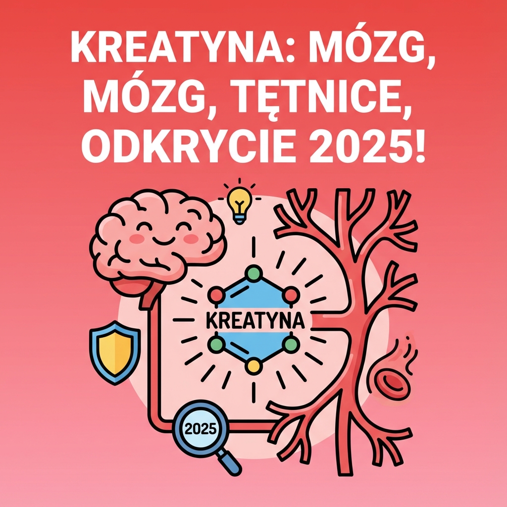 Co KREATYNA robi ze zdrowiem mózgu i tętnic. Odkrycie 2025