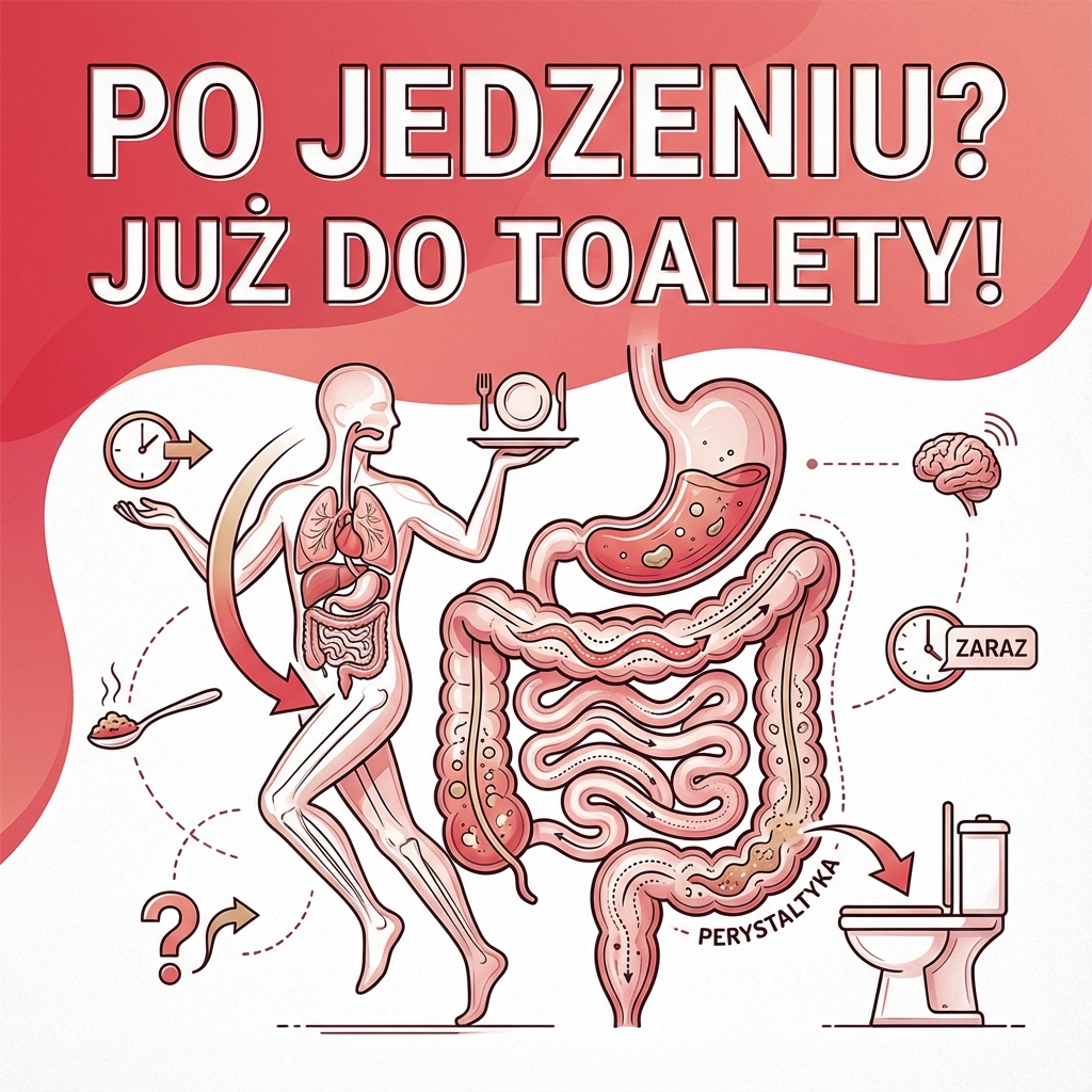 Dlaczego musze wypróżnić się zaraz po jedzeniu