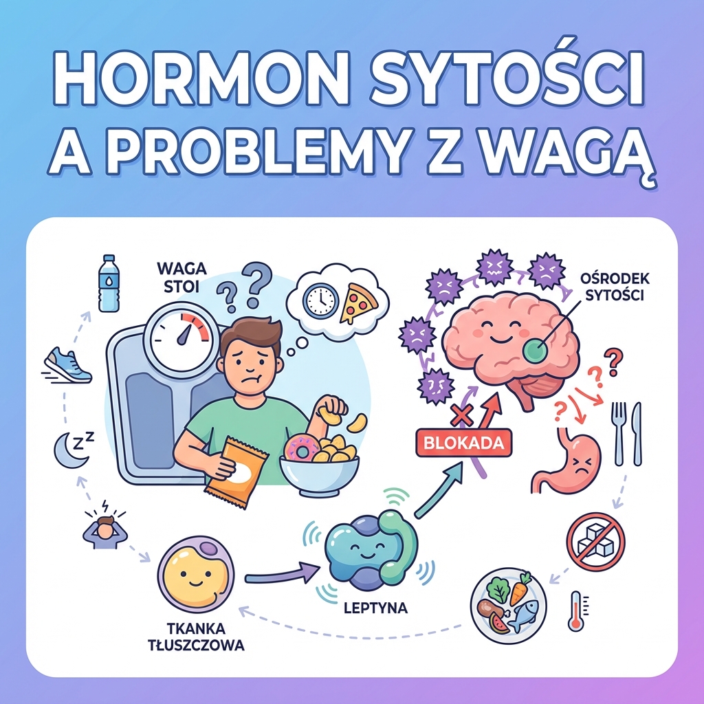 Leptyna i leptynooporność – co musisz o tym wiedzieć? Nie możesz schudnąć, podjadasz?