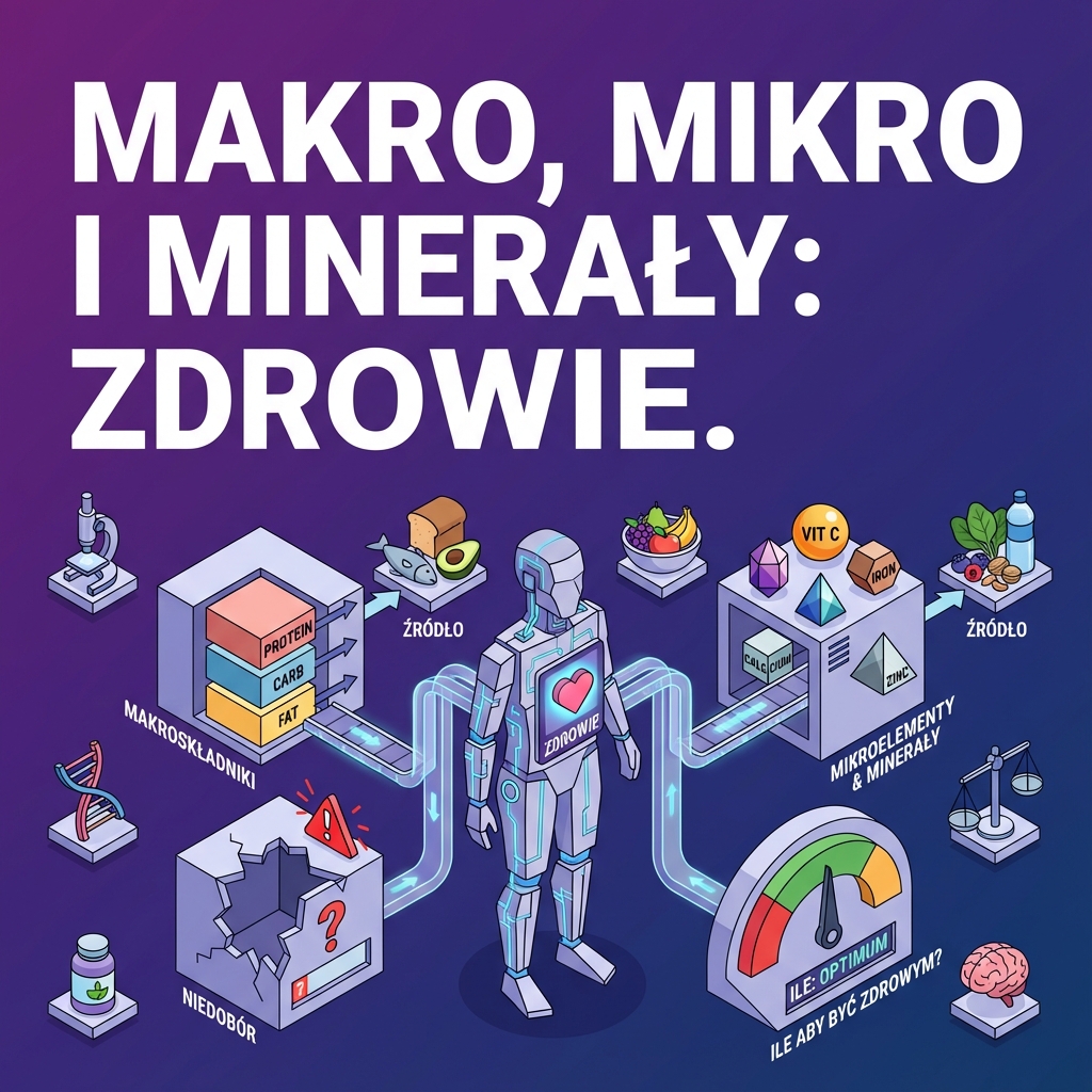 Makroskładniki i mikroelementy – niedobór, źródło, ile aby być zdrowym? Minerały