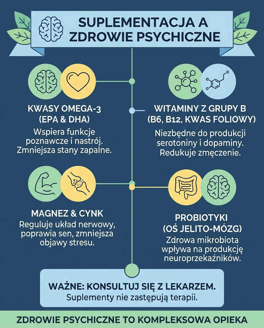 Suplementacja a zdrowie psychiczne