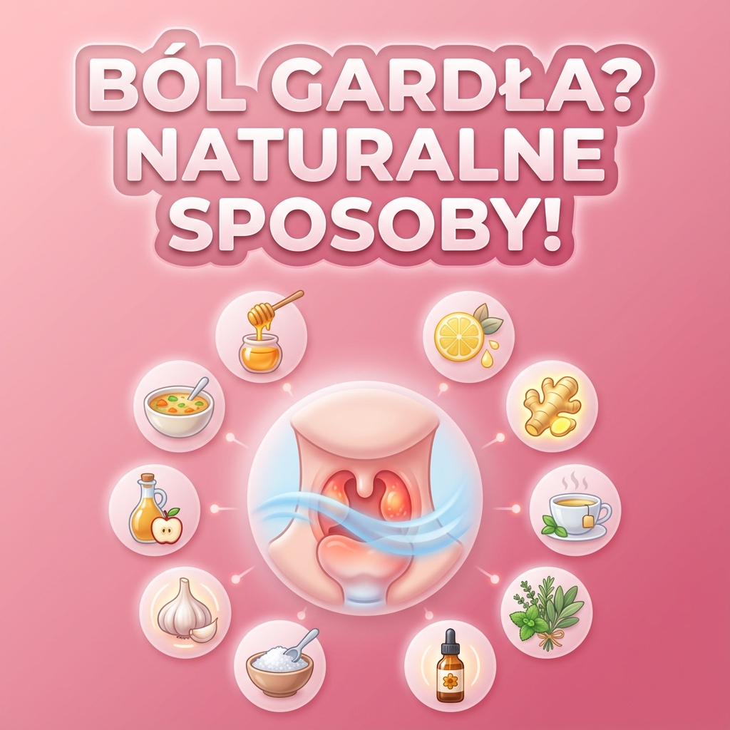 Szybko pozbądź się zapalenia migdałków i bólu gardła. 10 naturalnych produktów.