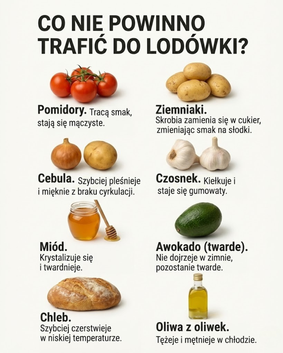 Czego nie przechowywać w lodówce? Unikaj tych błędów!