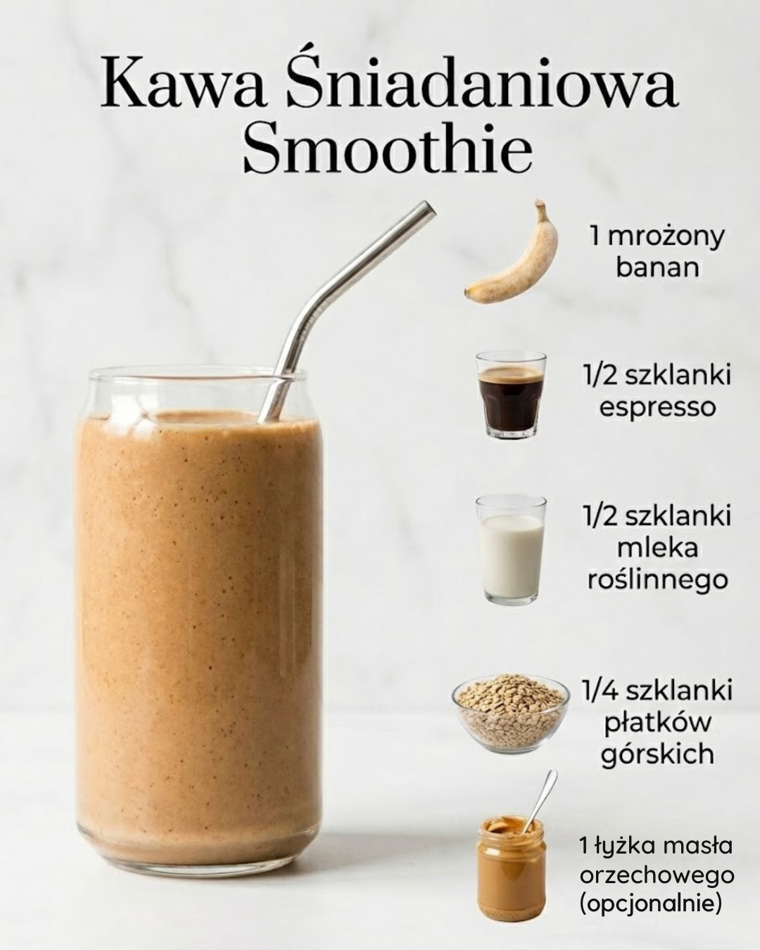 Kawa Śniadaniowa Smoothie: Przepis i Składniki