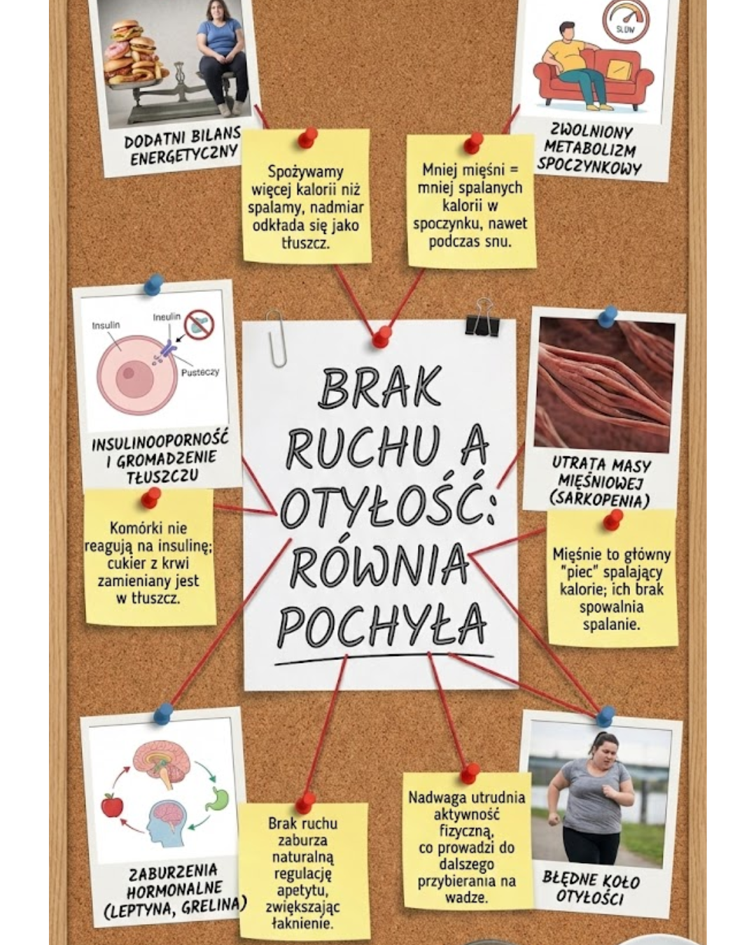 Brak ruchu i otyłość: Równia pochyła