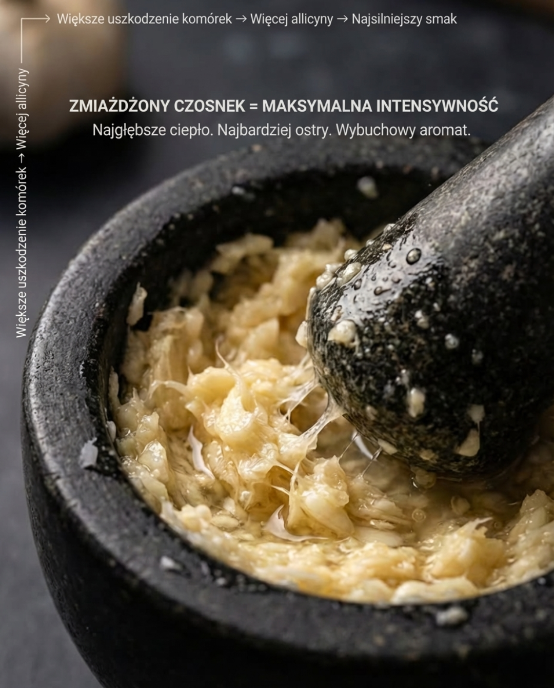 Zmiażdżony czosnek: Maksymalna intensywność smaku i korzyści