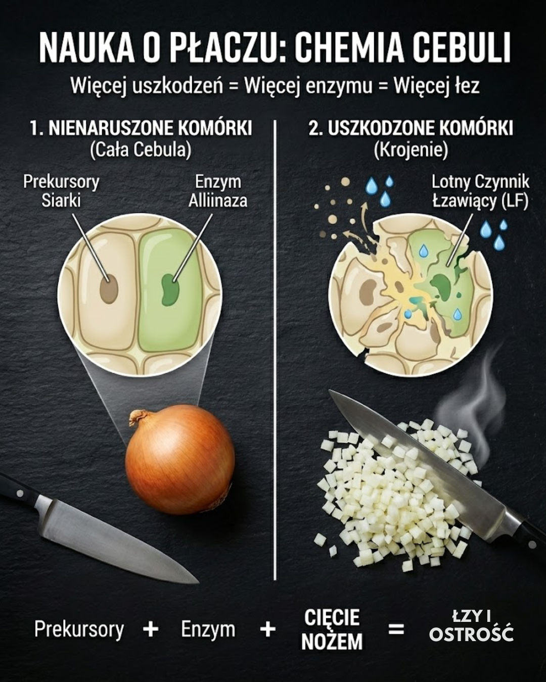 Nauka o płaczu: Chemia cebuli i łzawienia
