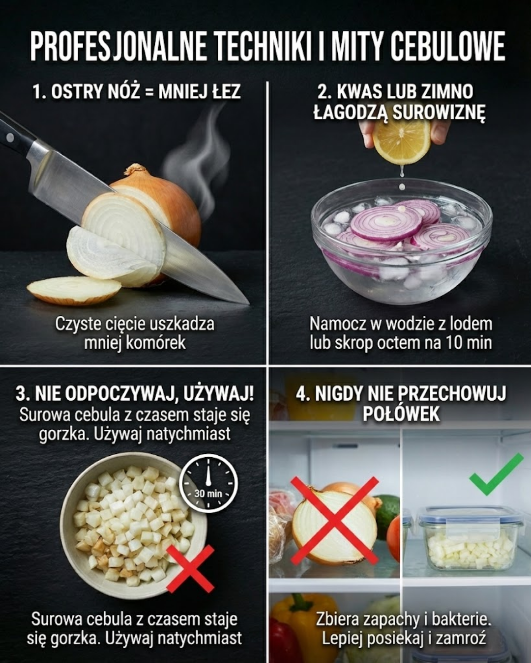 Profesjonalne techniki i mity cebulowe