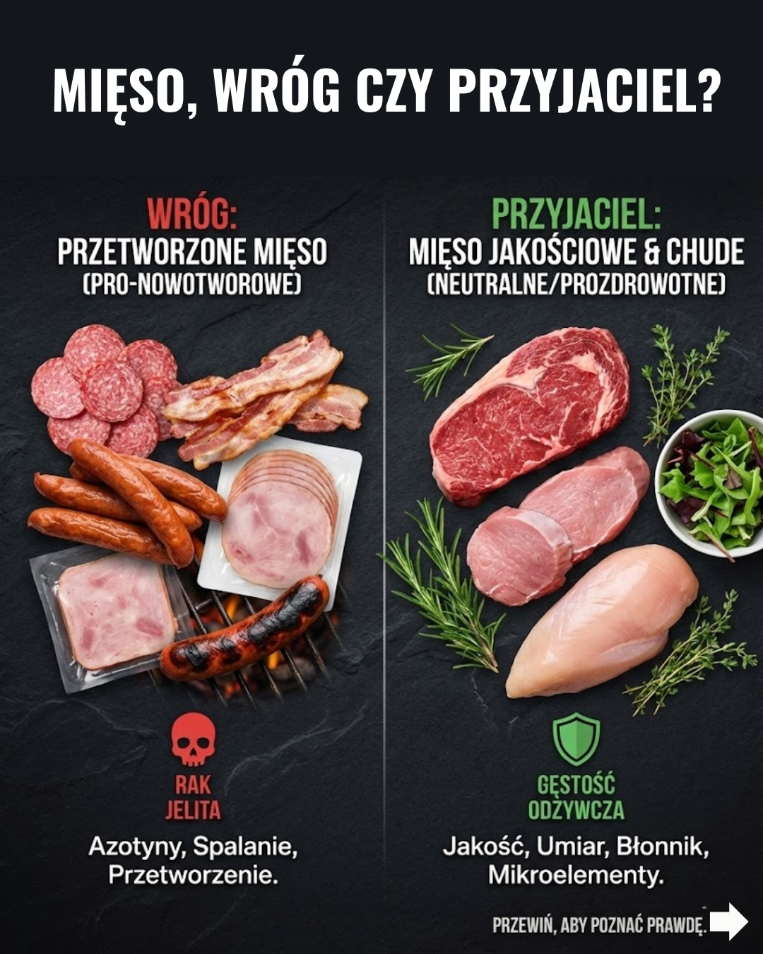 Mięso: Wróg czy przyjaciel? Wybierz mądrze!