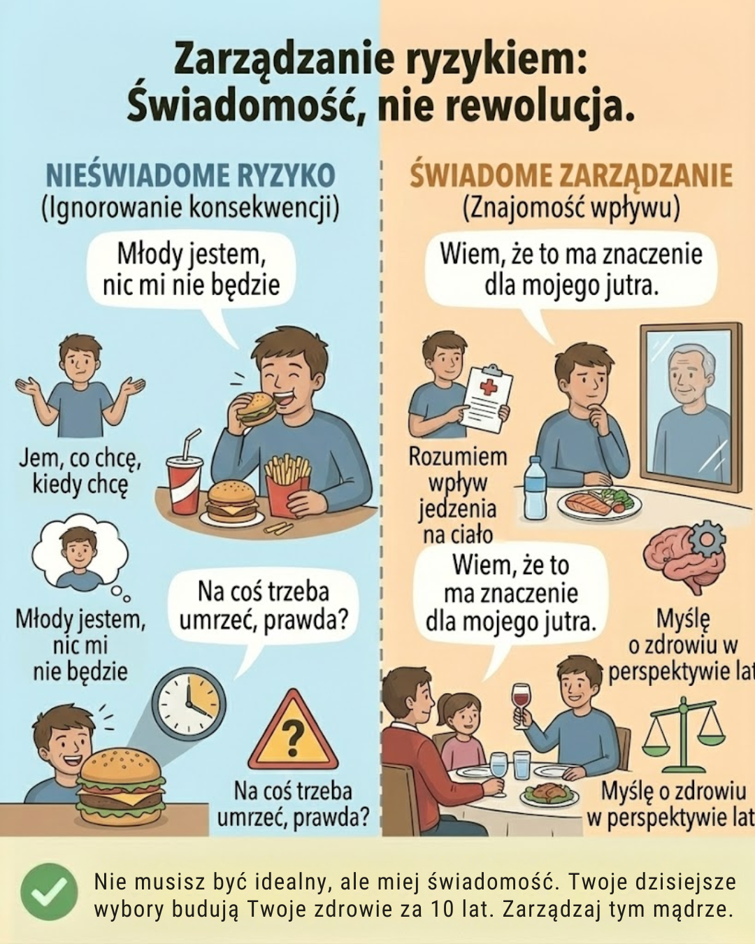 Zarządzanie ryzykiem: Świadomość a ignorancja w zdrowiu
