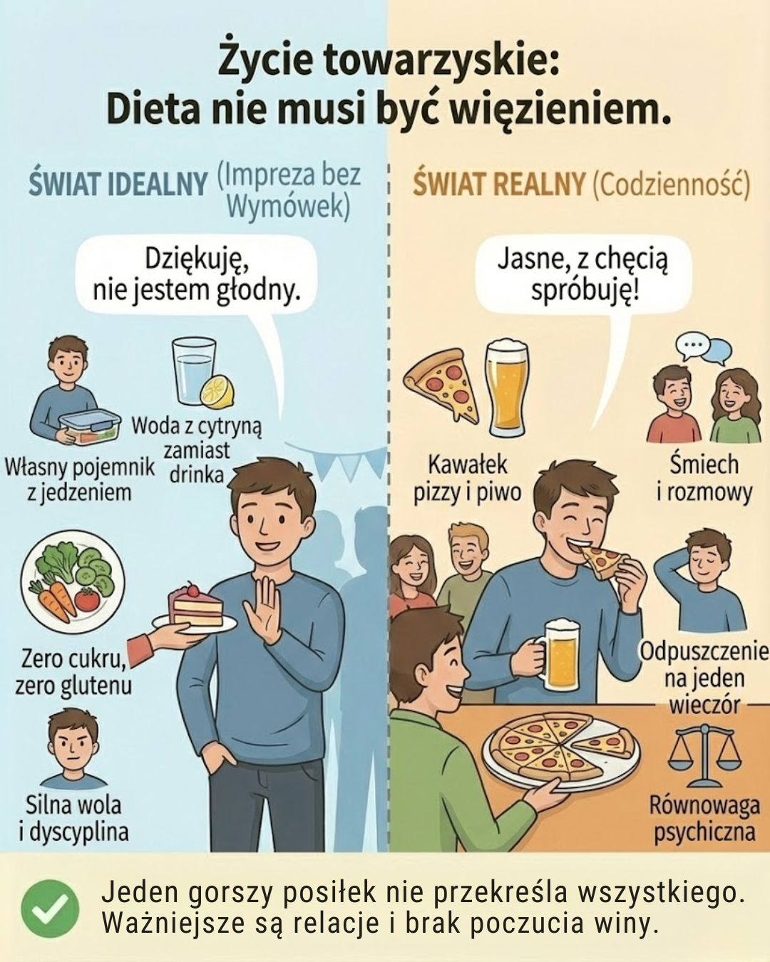 Życie towarzyskie a dieta: Znajdź równowagę!
