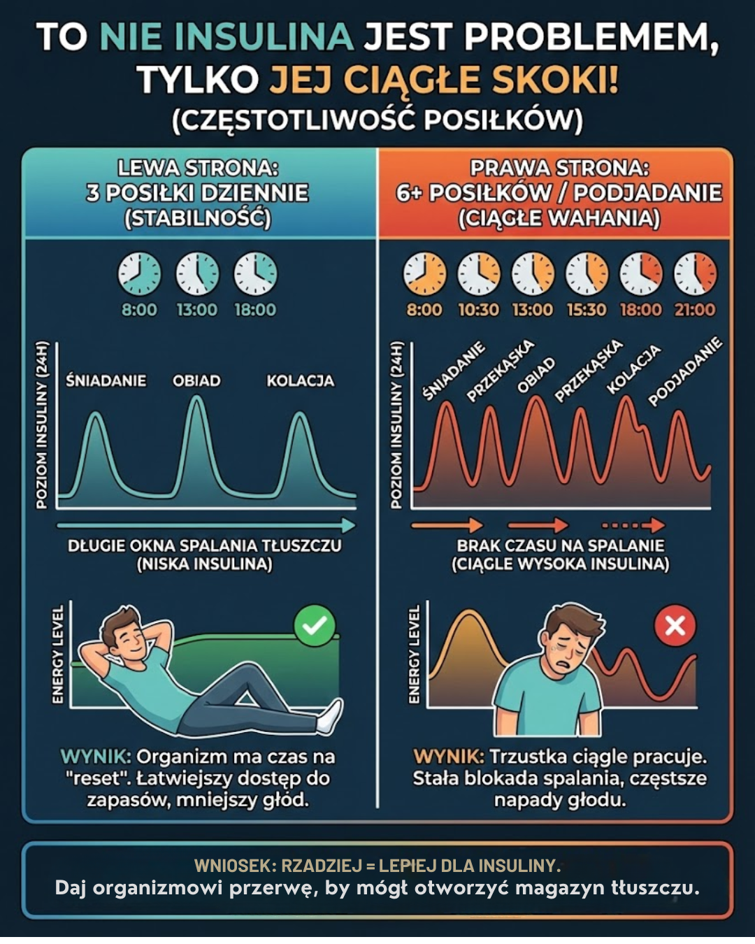 Insulina: Częstotliwość posiłków a stabilność poziomu cukru