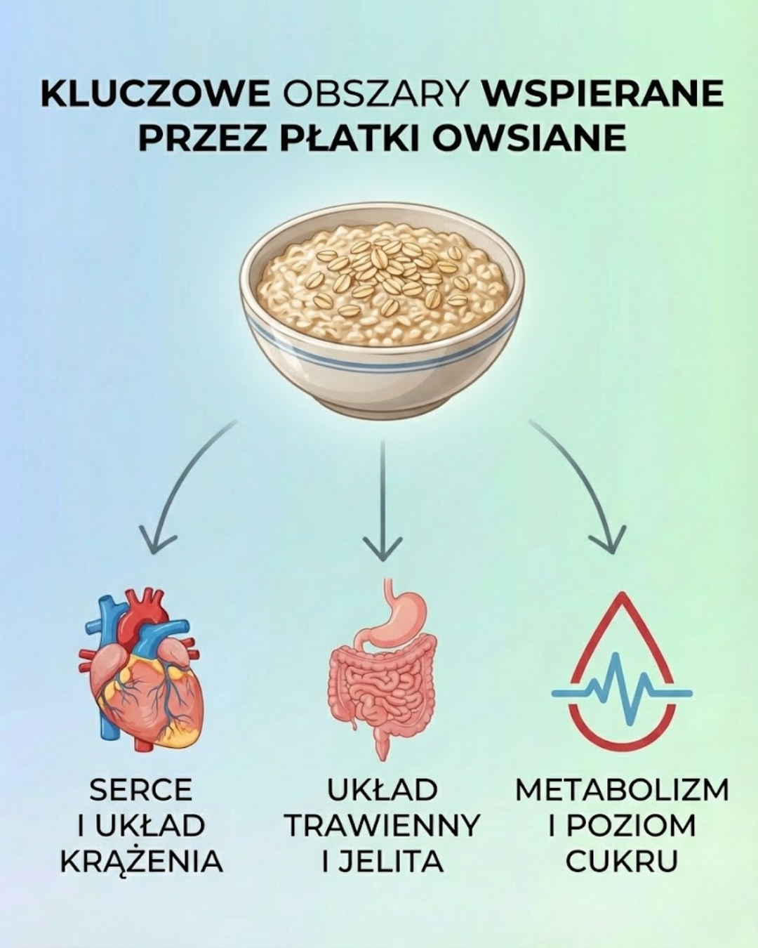 Płatki owsiane: Kluczowe obszary wspierane w organizmie