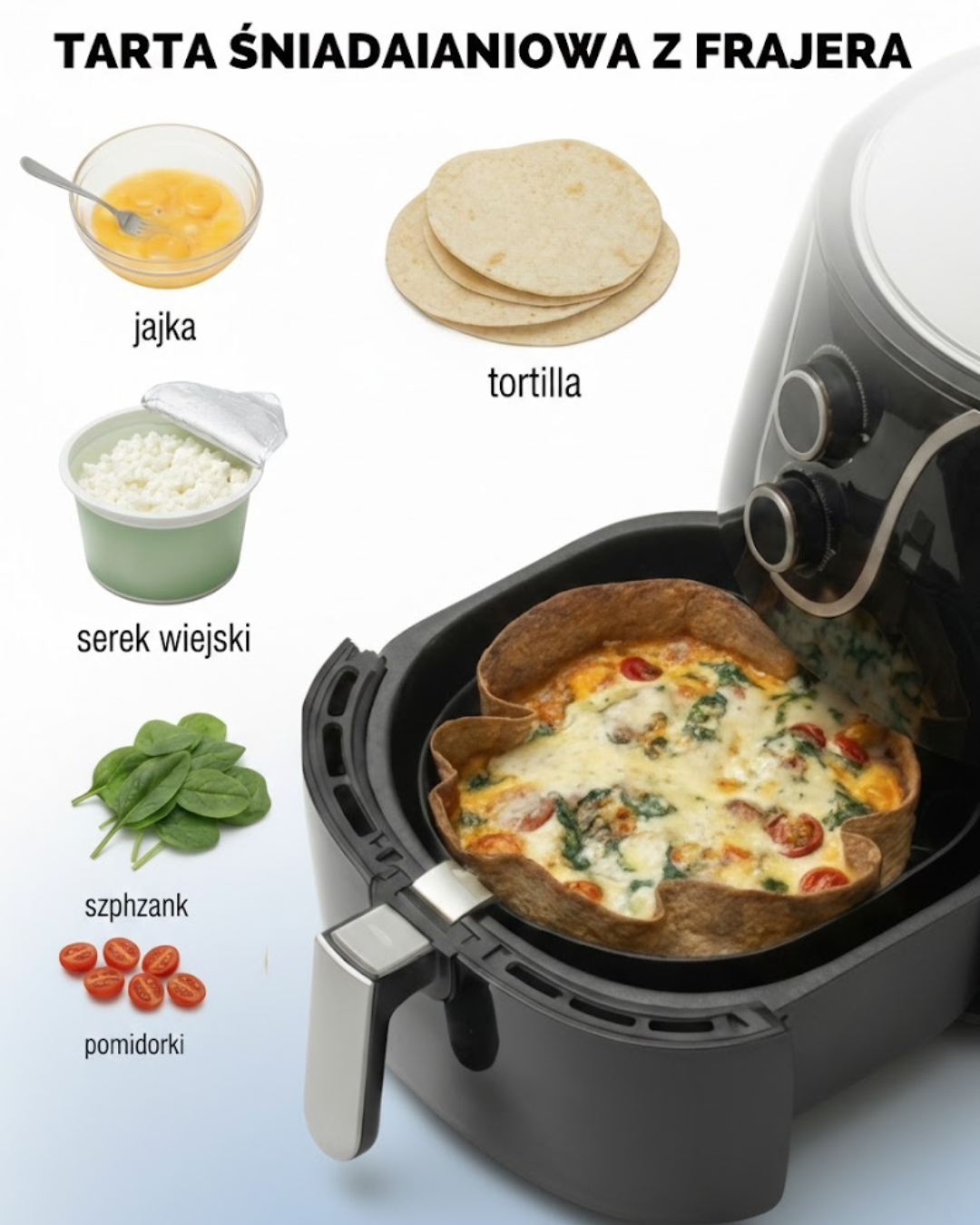 Tarta śniadaniowa z frajera: szybki i zdrowy przepis