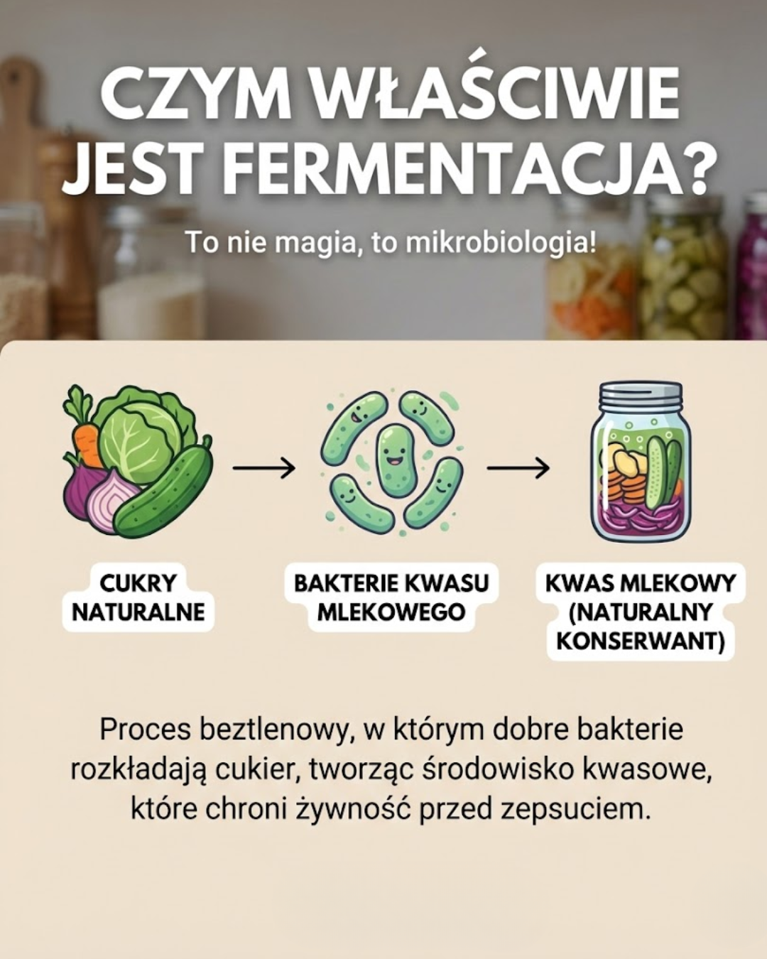 Fermentacja: Mikrobiologiczny proces konserwowania żywności