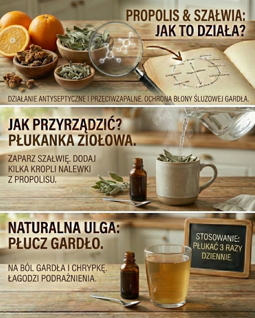 Propolis i szałwia: Jak działają i jak stosować?