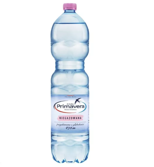 Woda mineralna niegazowana Primavera 1,5 l
