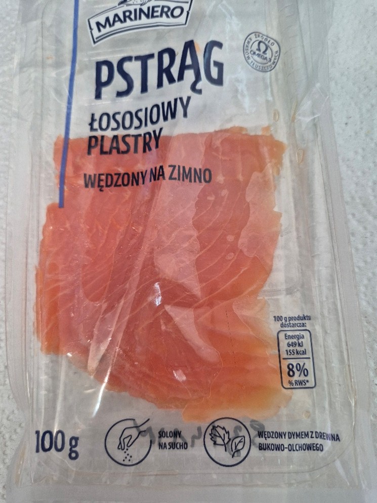 Pstrąg tęczowy łososiowy wędzony na zimno, MARINERO, 100.0 g