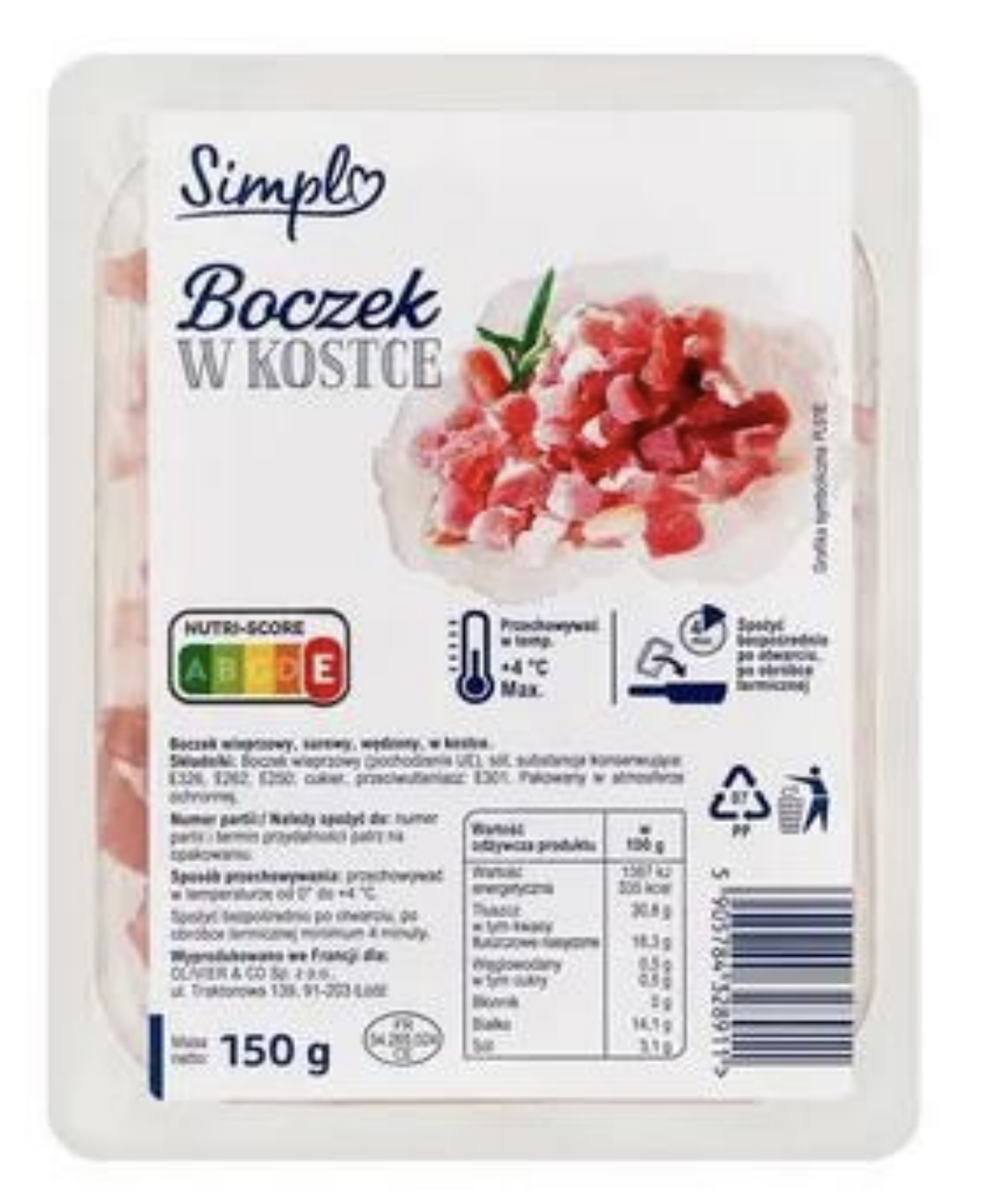 SIMPL BOCZEK 150g &mdash; wycofany produkt GIS