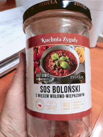 Sos boloński z mięsem wołowo-wieprzowym — Zyguła &mdash; wycofany produkt GIS