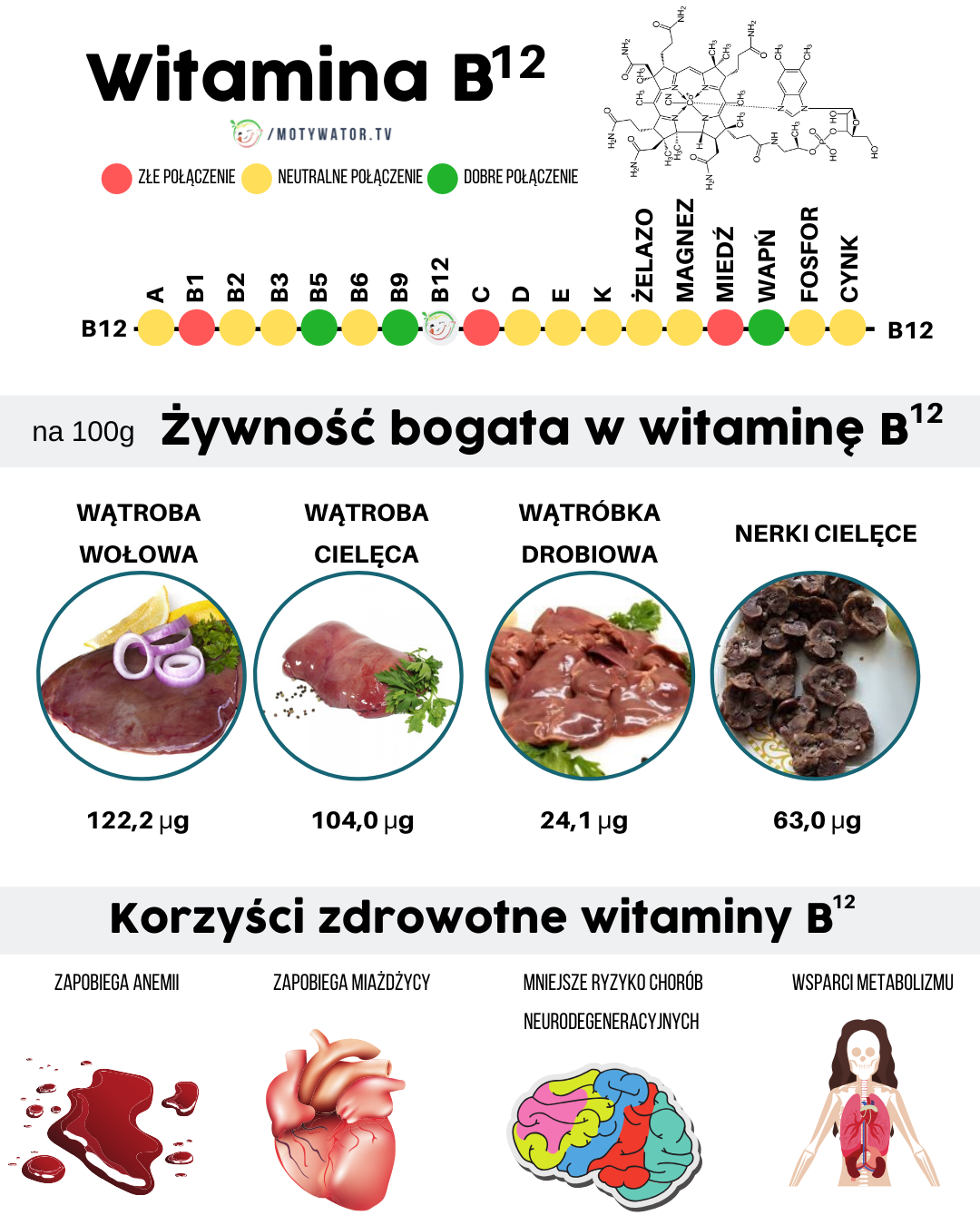 Korzyści zdrowotne witaminy B12