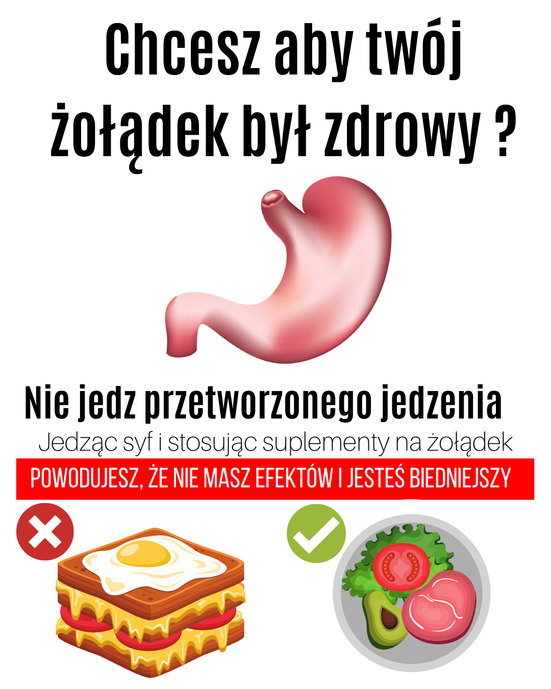 Chcesz aby twój żołądek był zdrowy?
